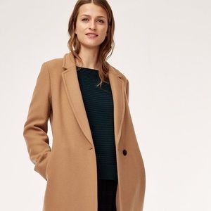 Aritzia camel Stedman wool coat XS